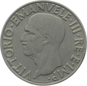 Italien 1 Lira 1939 - XVIII.